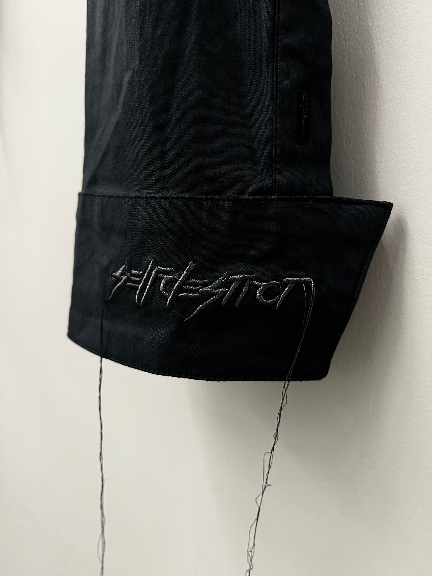Asymmetric Crop Button Up Shirt