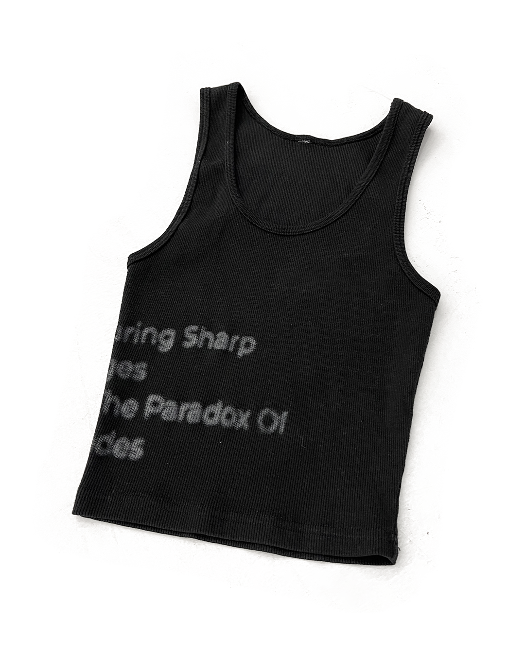 Black Shades Crop Tank Top